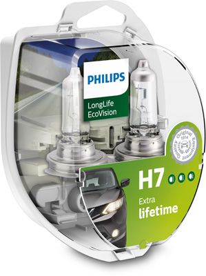 Philips LongLife EcoVision H7 PX26d 12V 55W 2ks 12972LLECOS2