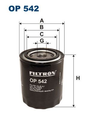 Filtr, pracovní hydraulika FILTRON OP 563