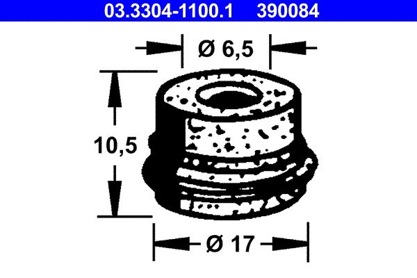 Uzávěr nádržky na brzdovou kapalinu ATE 03.3304-1100.1